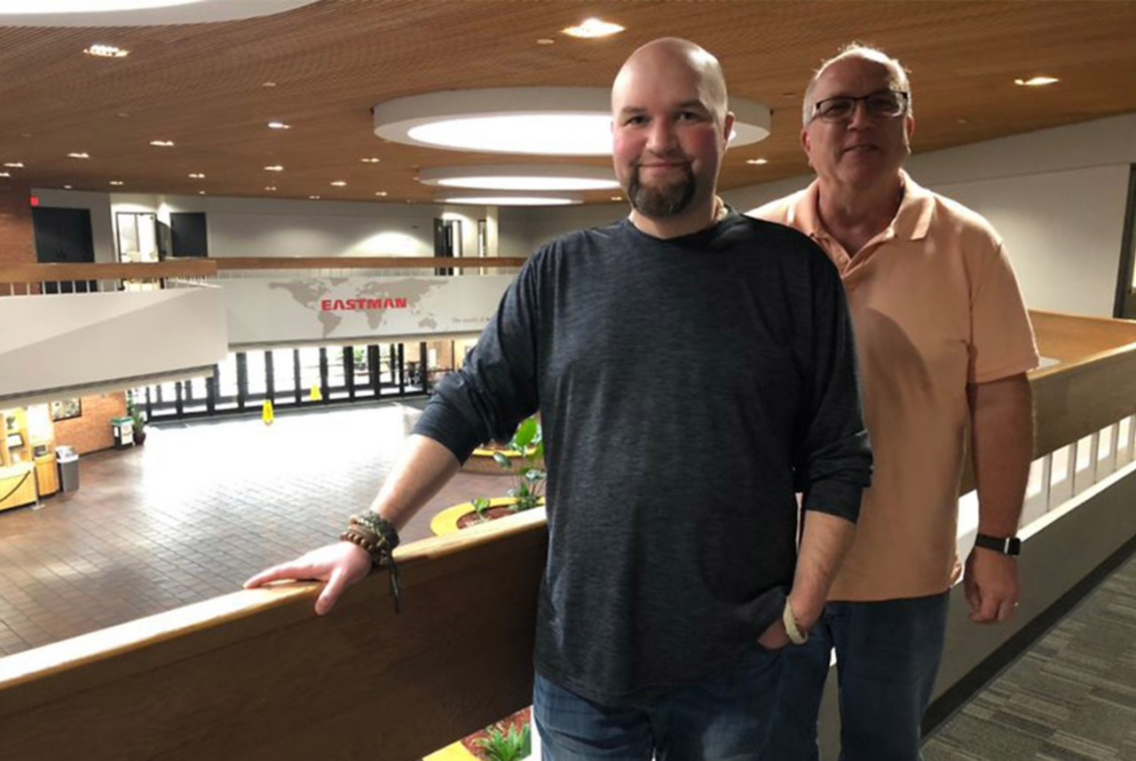 Robert “Allyn” Troutt and his father David Troutt 