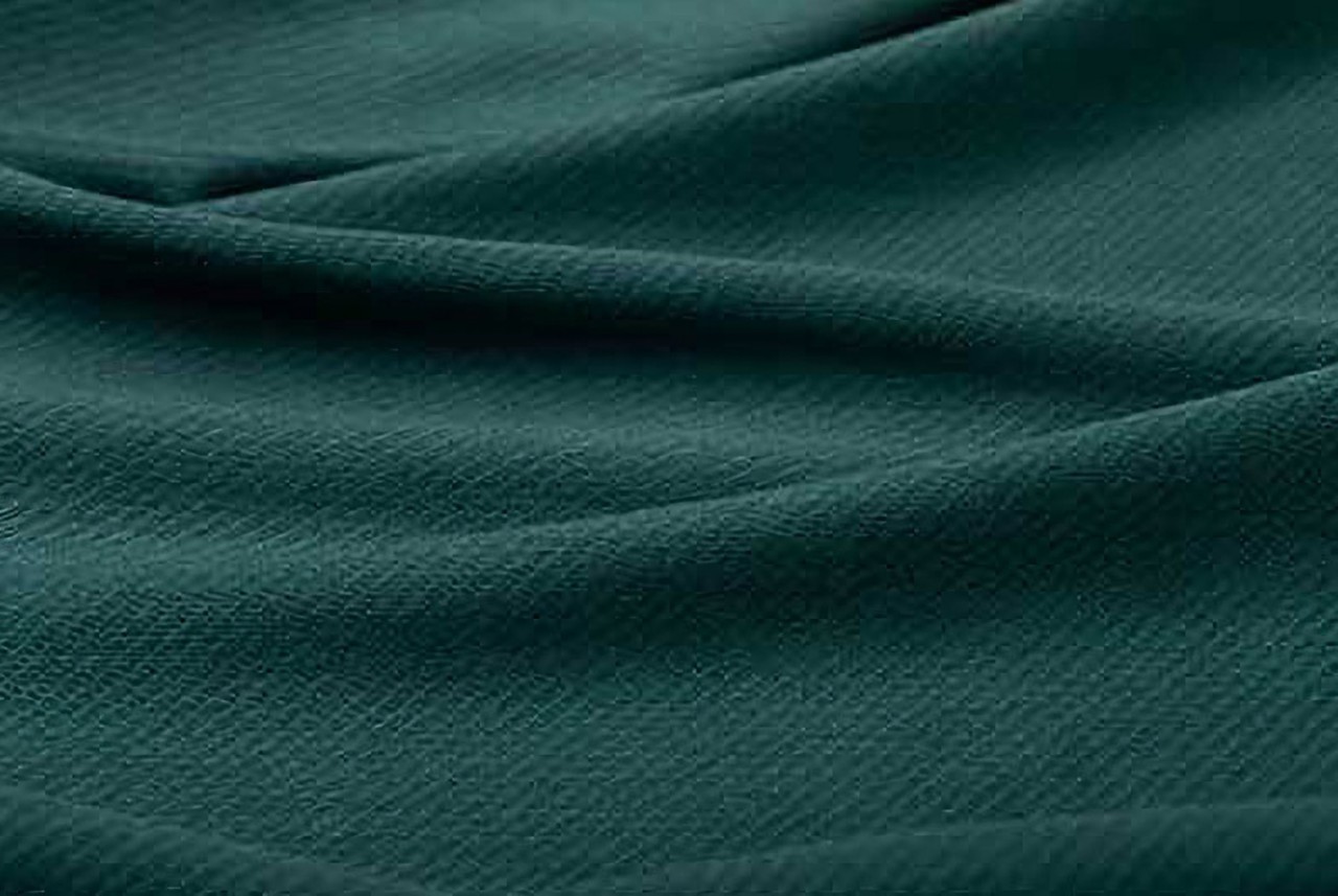 Ekoten 2202 Teal Spun Diagonal Fleece Knit 