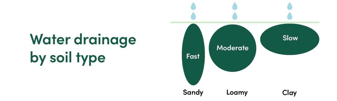 Emitter spacing and flow rate graphic 