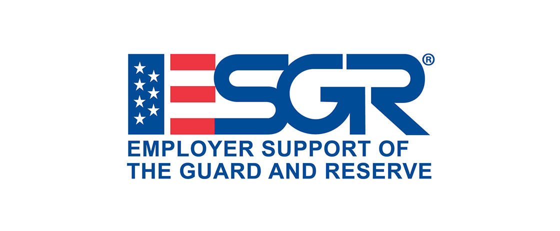 Eastman received the Extraordinary Employer Support Award from ESGR. 